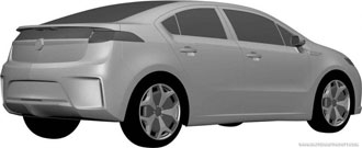 Här är hela Opel Ampera på bild