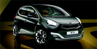 Kia Nr 3: ny liten MPV i Genève