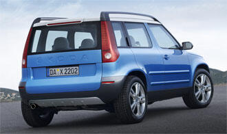 Skoda Yeti blev lite rundare