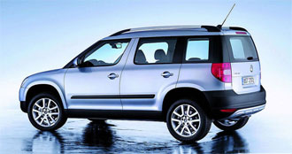 Skoda Yeti blev lite rundare