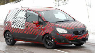 Avslöjande bilder på Opel Meriva