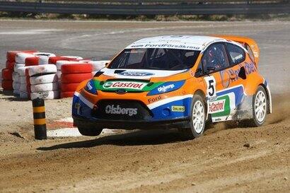 Rallycross-EM: Fullträff för Andreas