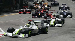 Button dominerade i Monaco