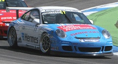 Jimmy Johansson nia på EuroSpeedway