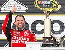 Tony Stewart är het i Nascar Sprint Cup