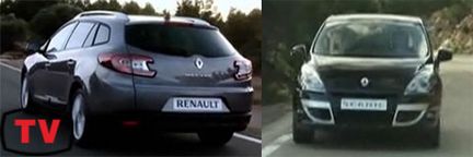 TV: Nya Renault Mégane och Scénic
