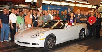 Chevrolet Corvette nummer 1.500.000