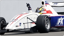 Andy Soucek vann dagens race i Brno