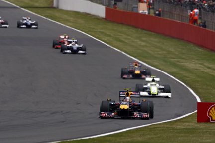 F1: Vettel vann på Silverstone