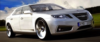 Avslöjande bilder på Saab 9-5!