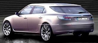Avslöjande bilder på Saab 9-5!