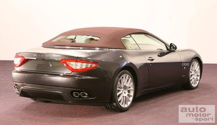 Maserati GranCabrio färdig för Frankfurt