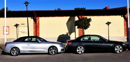 Audi A5 mot BMW 325i: Bästa cabben