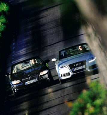 Audi A5 mot BMW 325i: Bästa cabben
