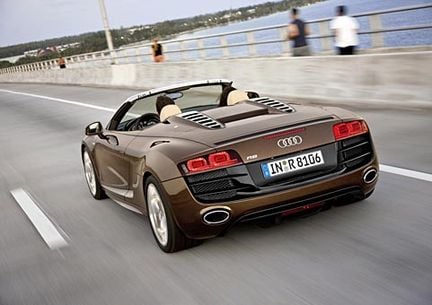 Audi R8 Spyder V10: Äntligen premiär