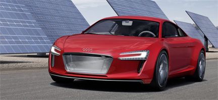 Framtidens sportbil står i Audis monter
