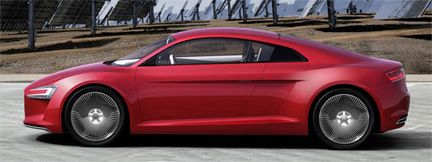 Framtidens sportbil står i Audis monter