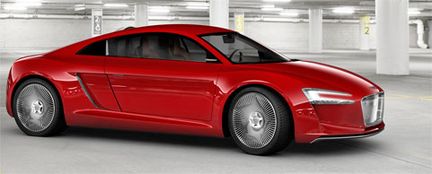 Framtidens sportbil står i Audis monter