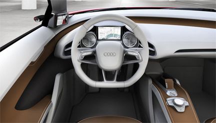 Framtidens sportbil står i Audis monter