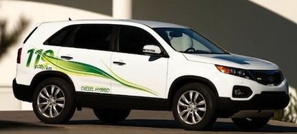 Kia visade två hybridkoncept - Sorento och Ceéd