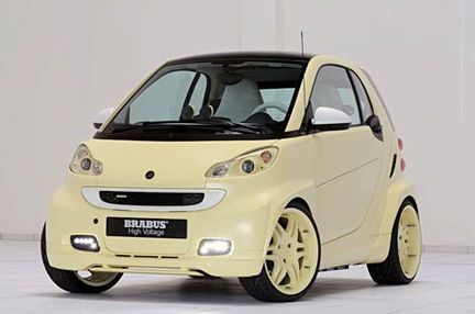 Högre spänning med elektrisk Smart Brabus