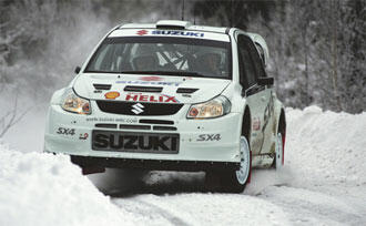 Fint genrep av P-G inför rally-VM