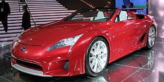 DETROIT: Lexus LF-A Roadster!