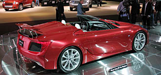 DETROIT: Lexus LF-A Roadster!