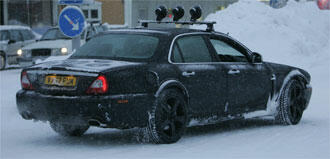SPION: Nya Jaguar XJ testas i Sverige