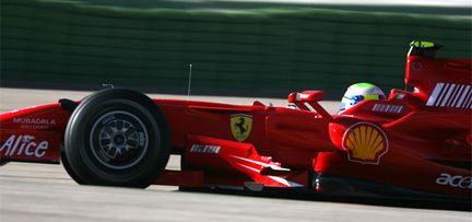 Ferrari och Massa snabbast under tisdagens test i Valencia