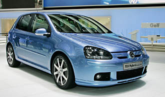 VW Golf som dieselhybrid!