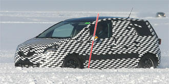 SISTA VINTERTESTET: Opel Meriva är snart klar