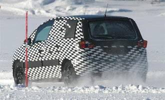 SISTA VINTERTESTET: Opel Meriva är snart klar