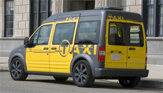 Fords nya taxibil skjuter i höjden