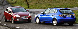 TEST: Fiat mot Subaru
