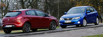 TEST: Fiat mot Subaru
