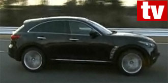 WEBB-TV: Infiniti FX till Sverige