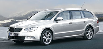 På G i lånad kostym: Skoda med Superb volym