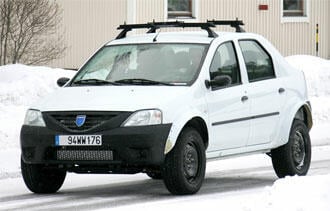 Dacia testkör ny suv i Sverige