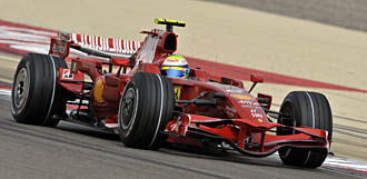 Dubbeltriumf för Ferrari i Bahrain