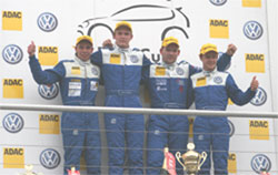 Dubbelt svenskt på pallen i VW Polo Cup