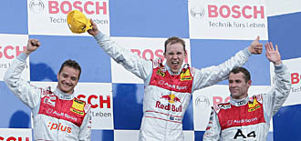 Mattias vann DTM-premiären!