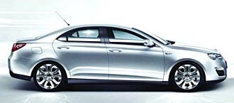 Nu blir kineserna farliga - nya Roewe 550!