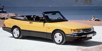 Saab 9-3 Cab i lodjursgult - bara för USA