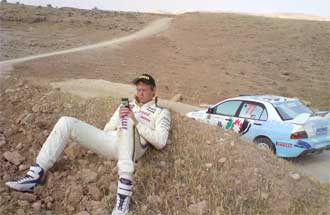 Verkligt drama i Jordaniens VM-rally
