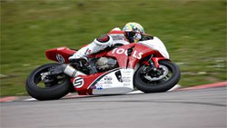 Alexander Lundh visade styrka när Pro Superbike testade under fredagen