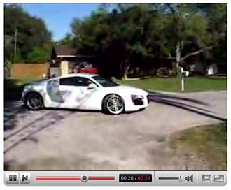 VIDEOBEVIS: Audi R8 V10 är på gång!