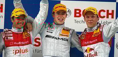 Ekström trea i helgens DTM-race