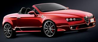 Alfa Spider hedrar Mille Miglia