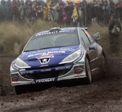 Sandell kör den första Super 2000-bilen i Akropolis-rallyt